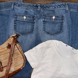 Blue Denim Vintage Eddie Bauer Flare Jeans